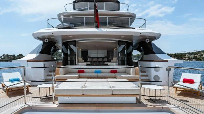 a boat on the water aboard TOSUN Yacht for Sale
