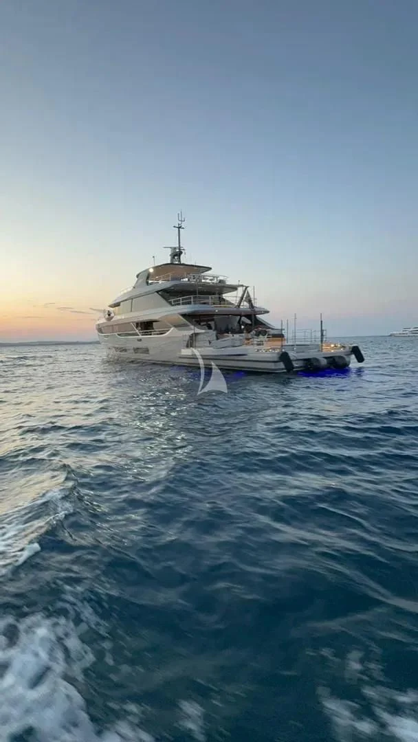 a boat in the water aboard TOSUN Yacht for Sale