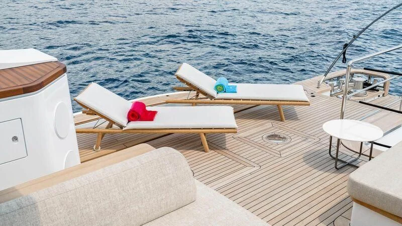 a boat on the water aboard TOSUN Yacht for Sale