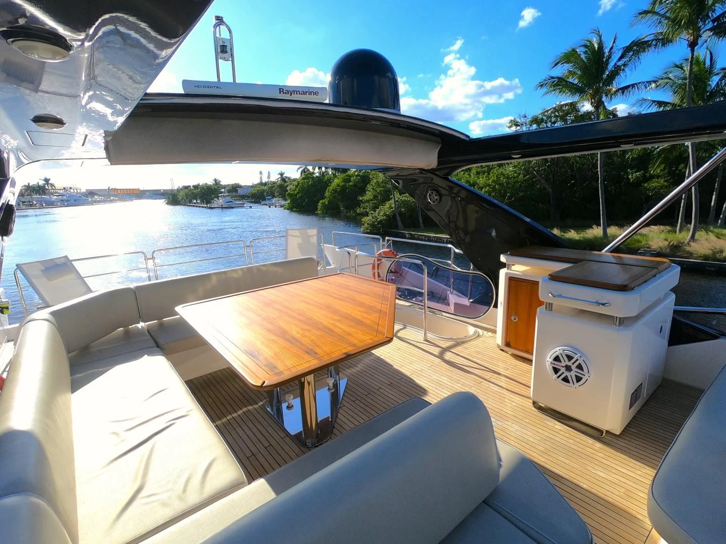 a view of a pool and a deck aboard BT 2 Yacht for Sale
