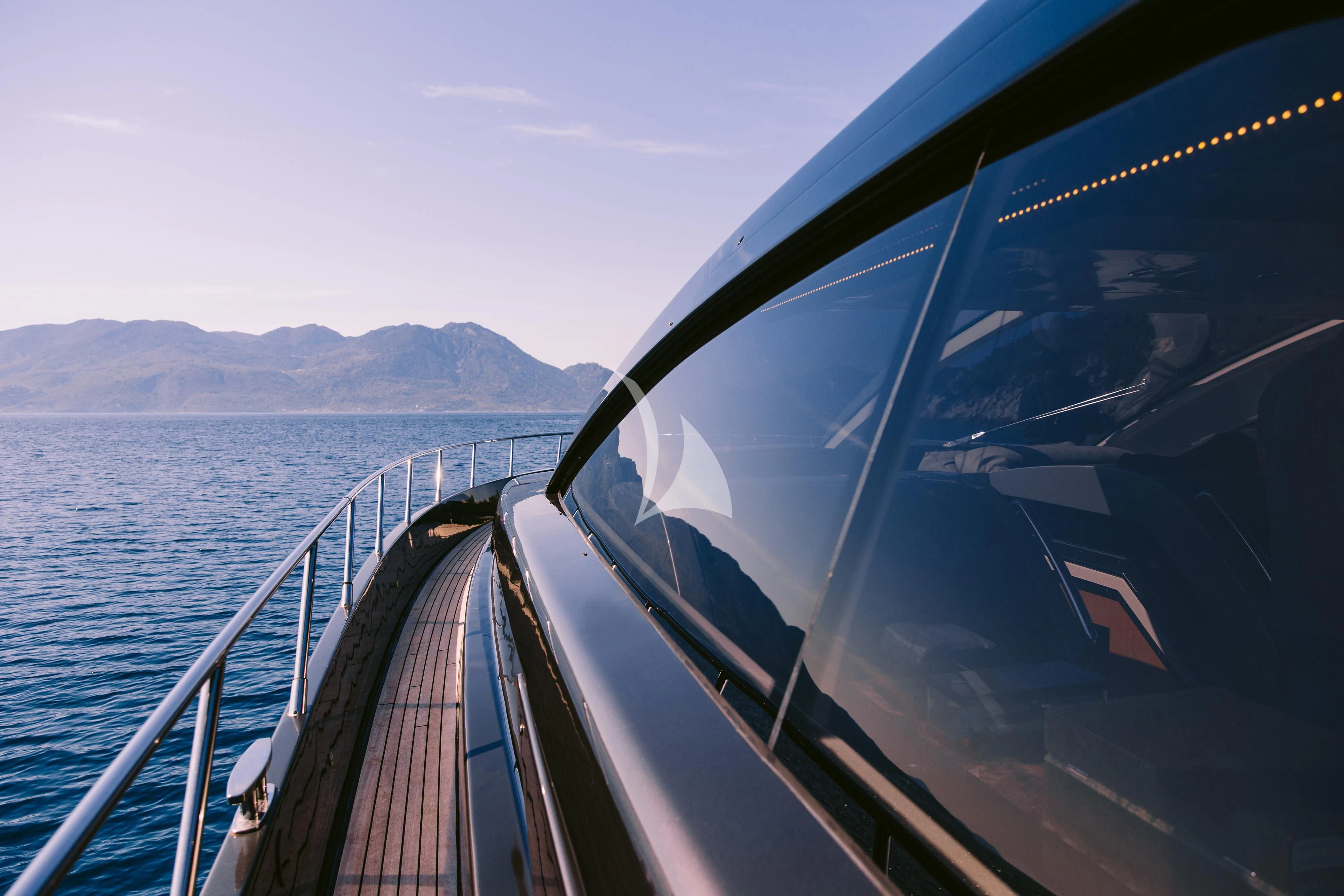 a boat on the water aboard WHO CARES Yacht for Sale