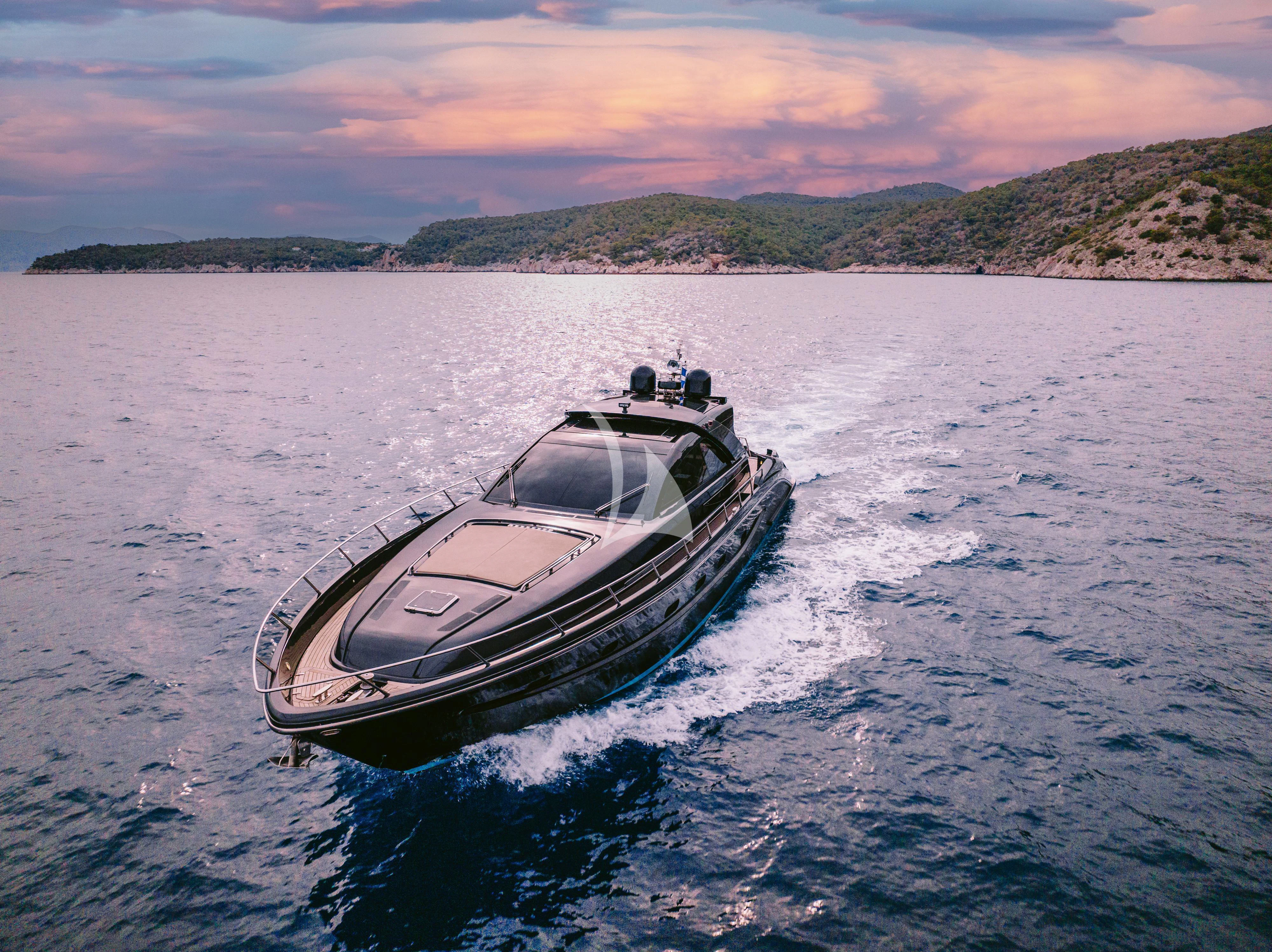a boat on the water aboard WHO CARES Yacht for Sale