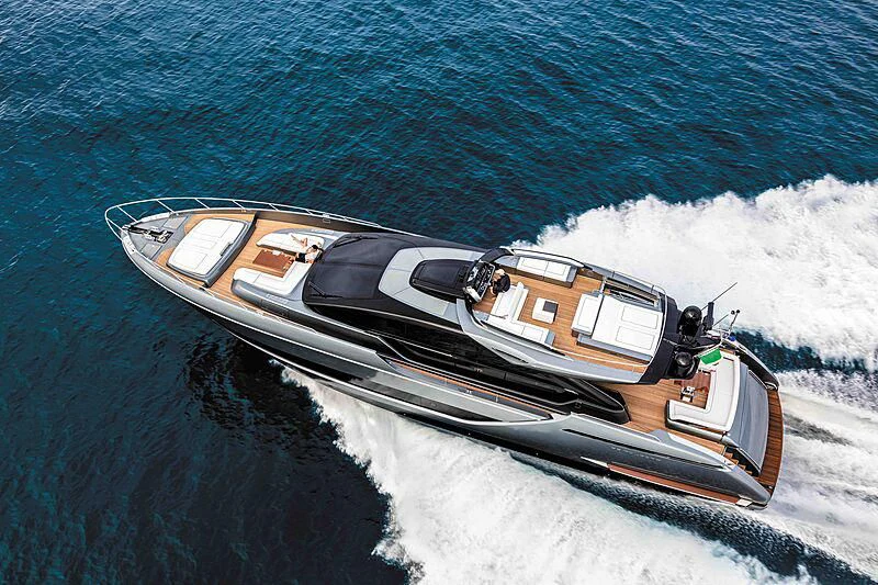 a boat on the water aboard GREY SHARK Yacht for Sale
