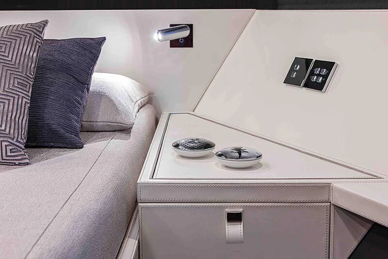 a white machine with a round dial aboard GREY SHARK Yacht for Sale