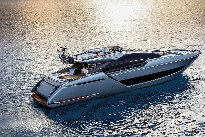 a boat in the water aboard GREY SHARK Yacht for Sale