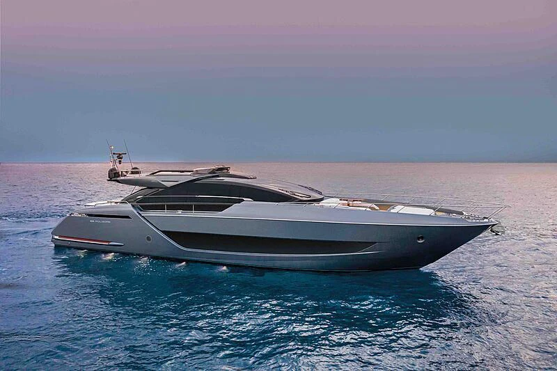 a boat on the water aboard GREY SHARK Yacht for Sale
