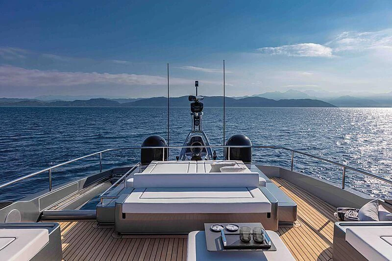 a boat on a body of water aboard GREY SHARK Yacht for Sale