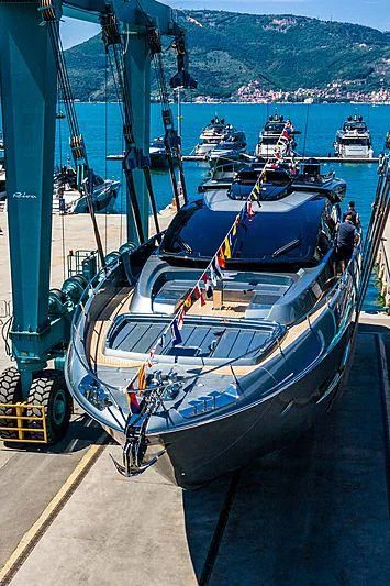 a boat on the water aboard GREY SHARK Yacht for Sale