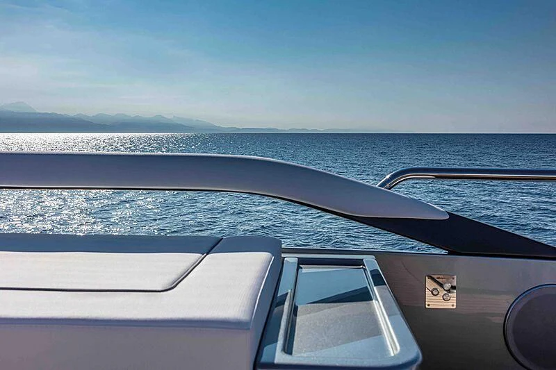 a boat on the water aboard GREY SHARK Yacht for Sale