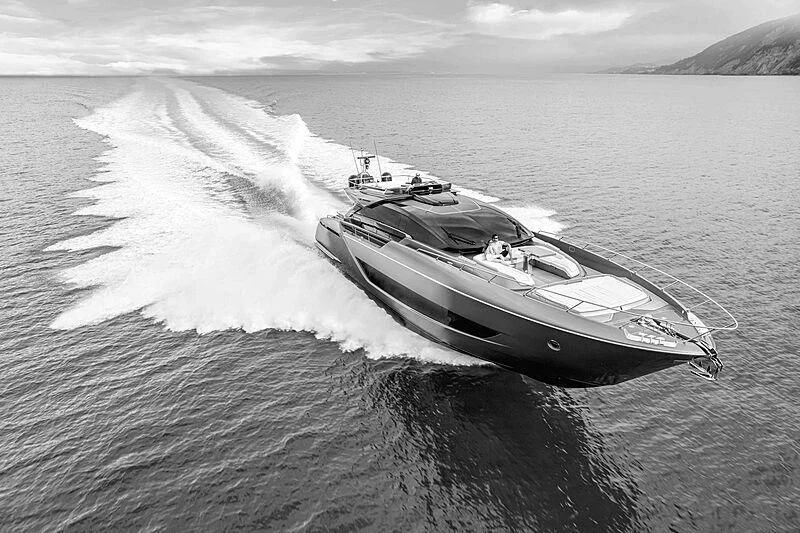 a boat on the water aboard GREY SHARK Yacht for Sale