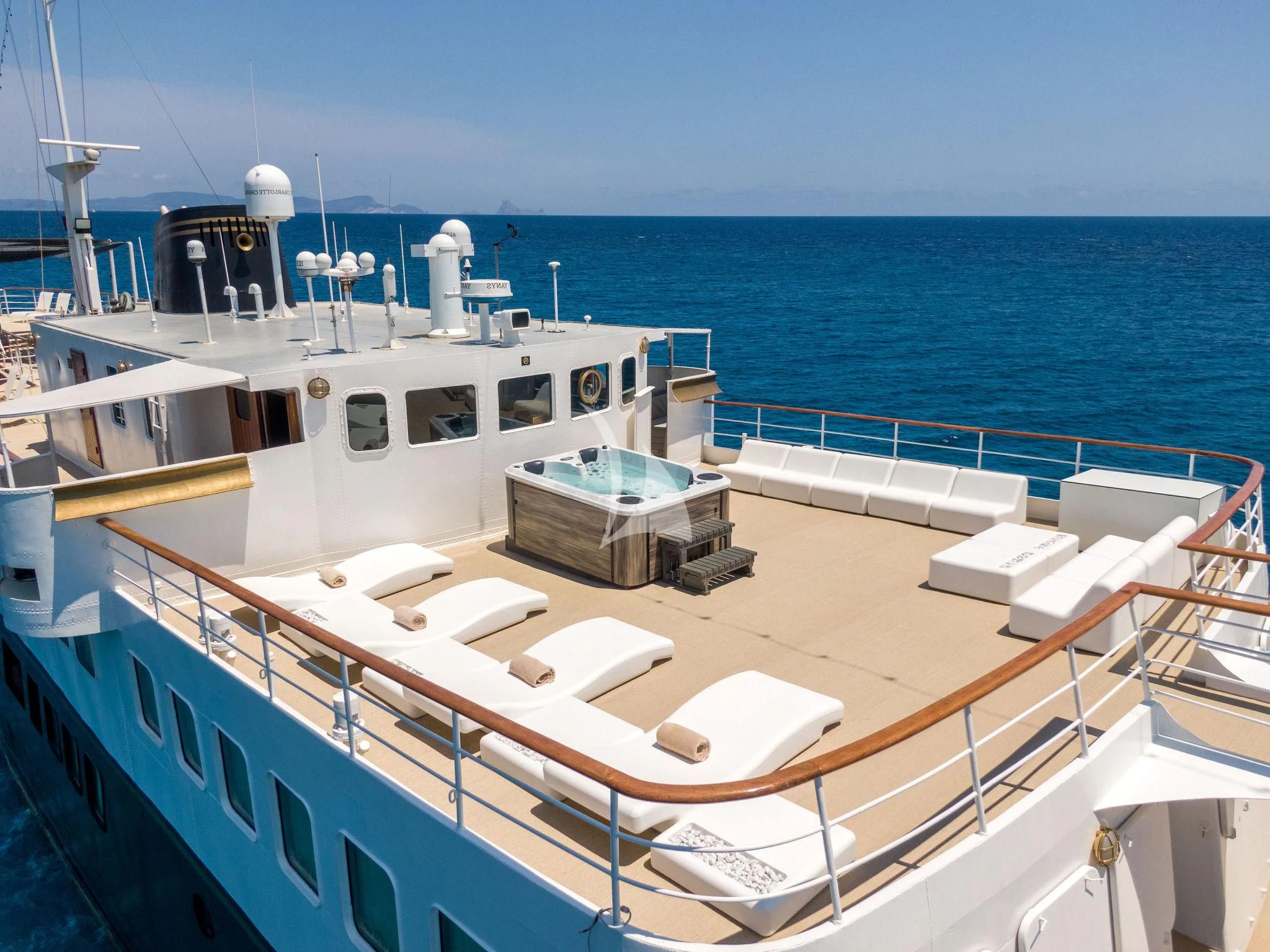 a boat on the water aboard HARMONY II Yacht for Sale