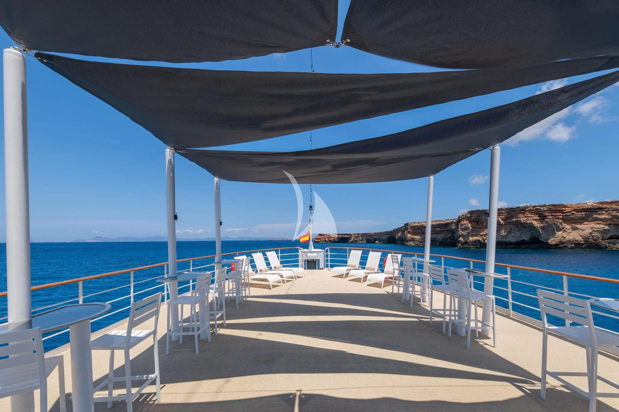 a boat on the water aboard HARMONY II Yacht for Sale