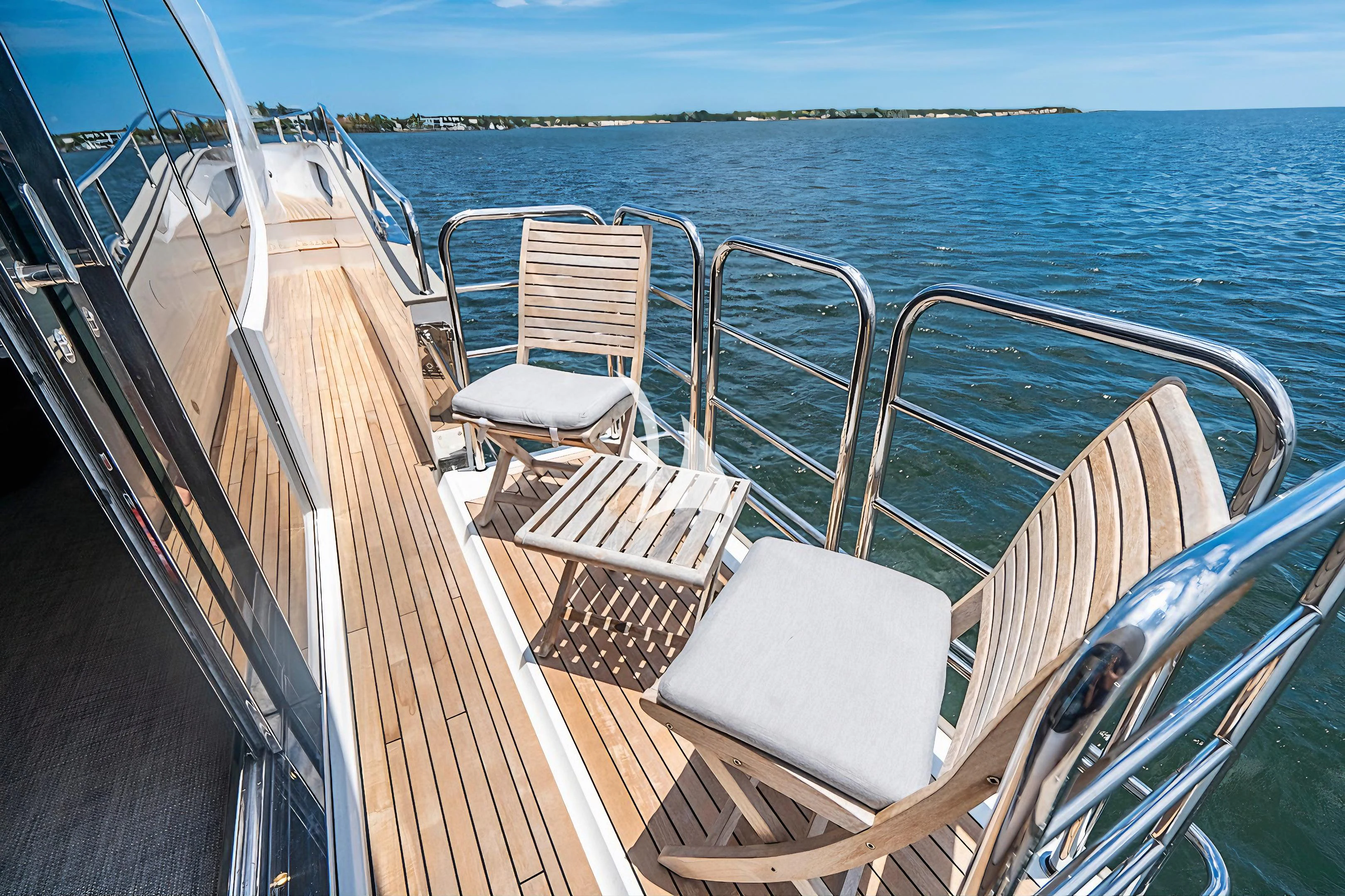 a boat on the water aboard QUANTUM Yacht for Sale