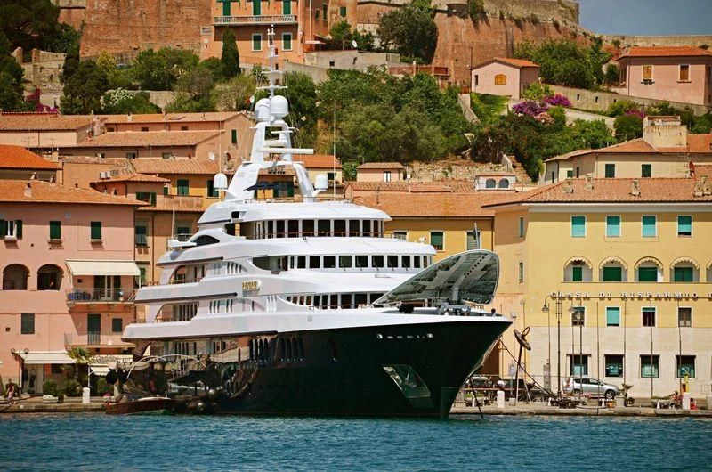 a boat on the water aboard FREEDOM Yacht for Sale