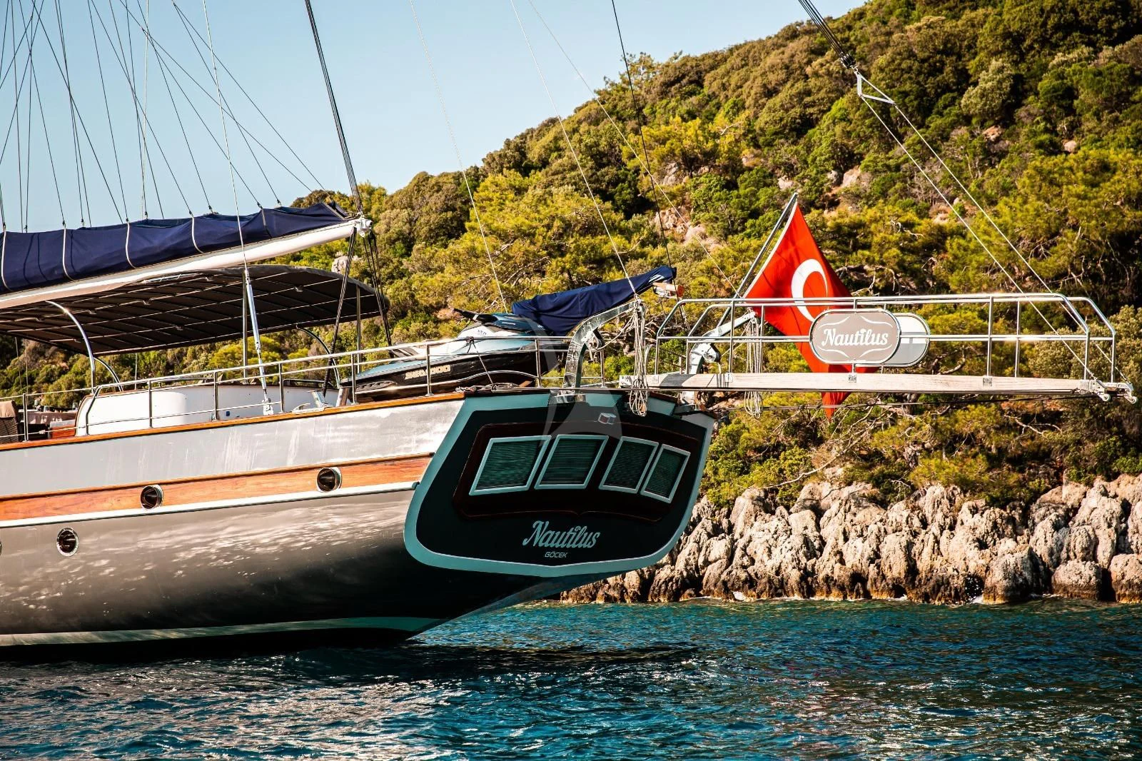 boats on the water aboard NAUTILUS Yacht for Sale