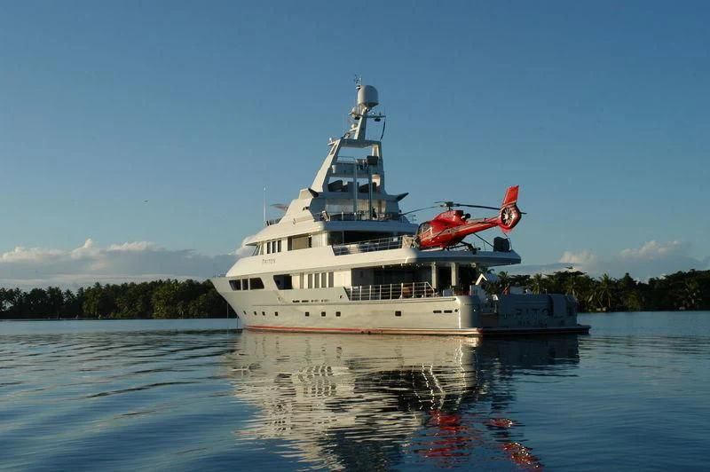 a boat on the water aboard TRITON Yacht for Sale
