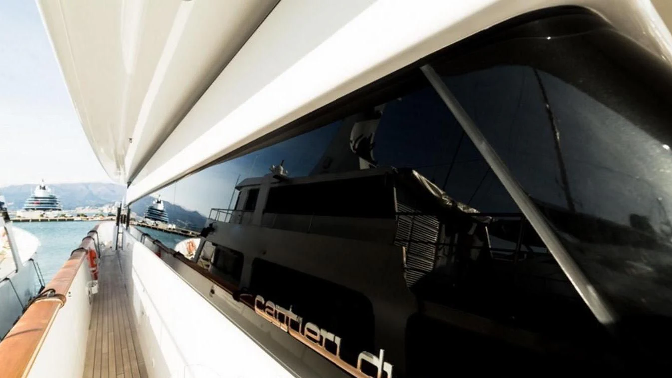 a boat on the water aboard TRITON Yacht for Sale