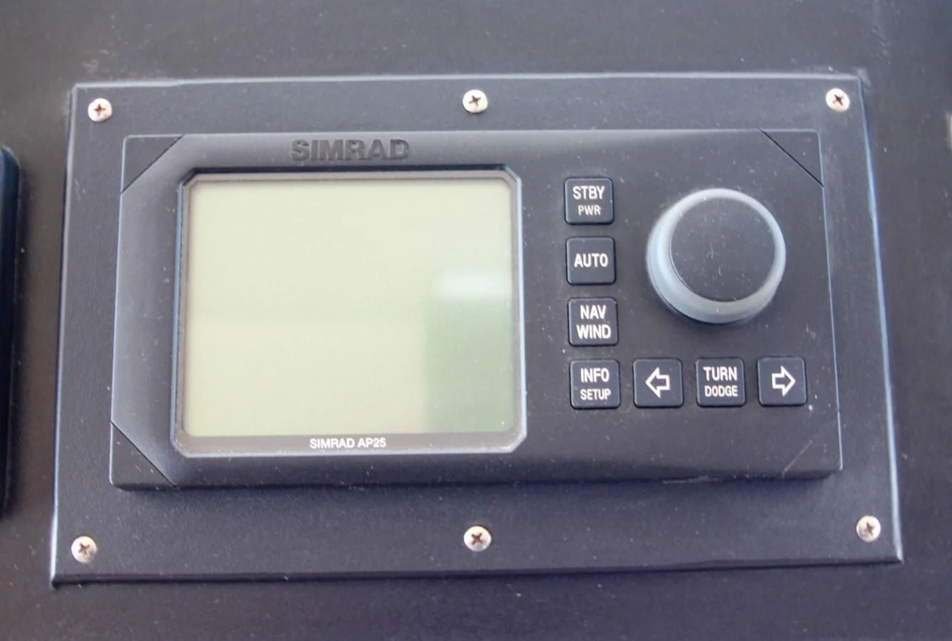 a rectangular electronic device aboard ENCHANTRESS Yacht for Sale