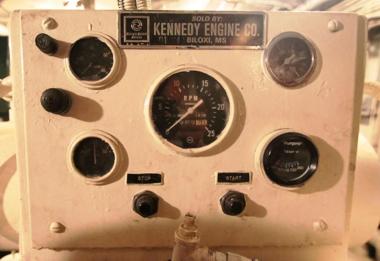 a white rectangular object with knobs aboard ENCHANTRESS Yacht for Sale
