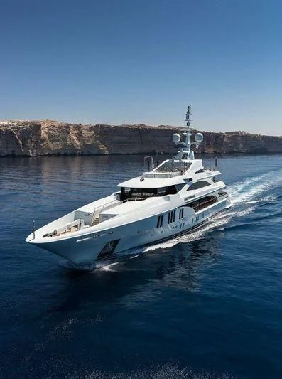 a boat on the water aboard OCEAN PARADISE Yacht for Sale