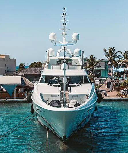 a boat in the water aboard OCEAN PARADISE Yacht for Sale