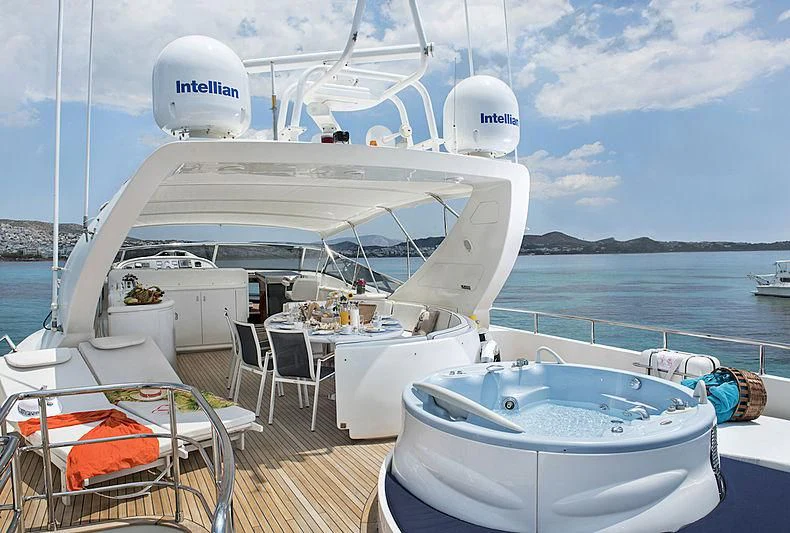 a boat on the water aboard SUGAR Yacht for Sale