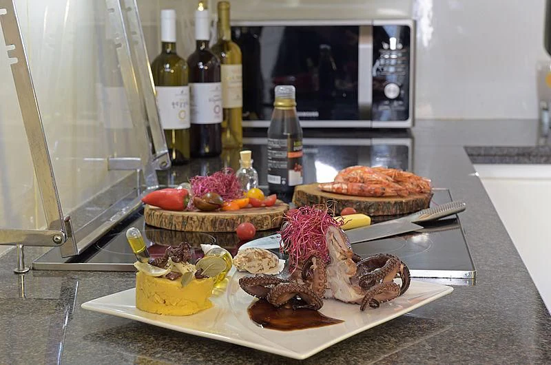 a tray of food aboard SUGAR Yacht for Sale