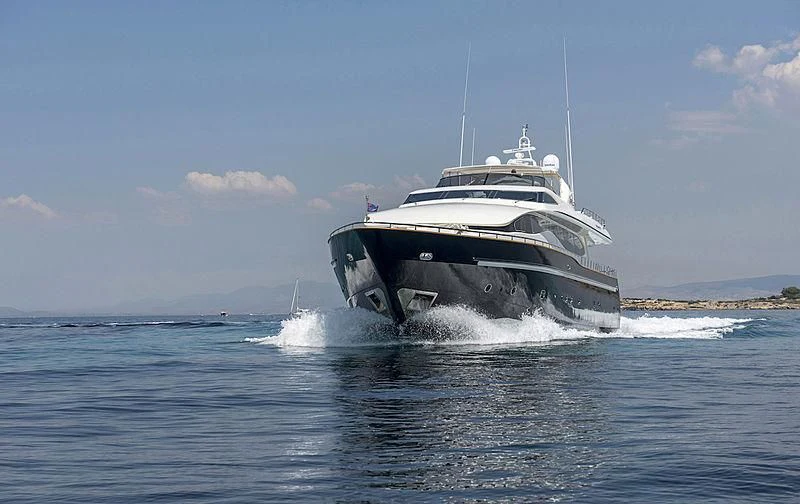 a boat on the water aboard SUGAR Yacht for Sale