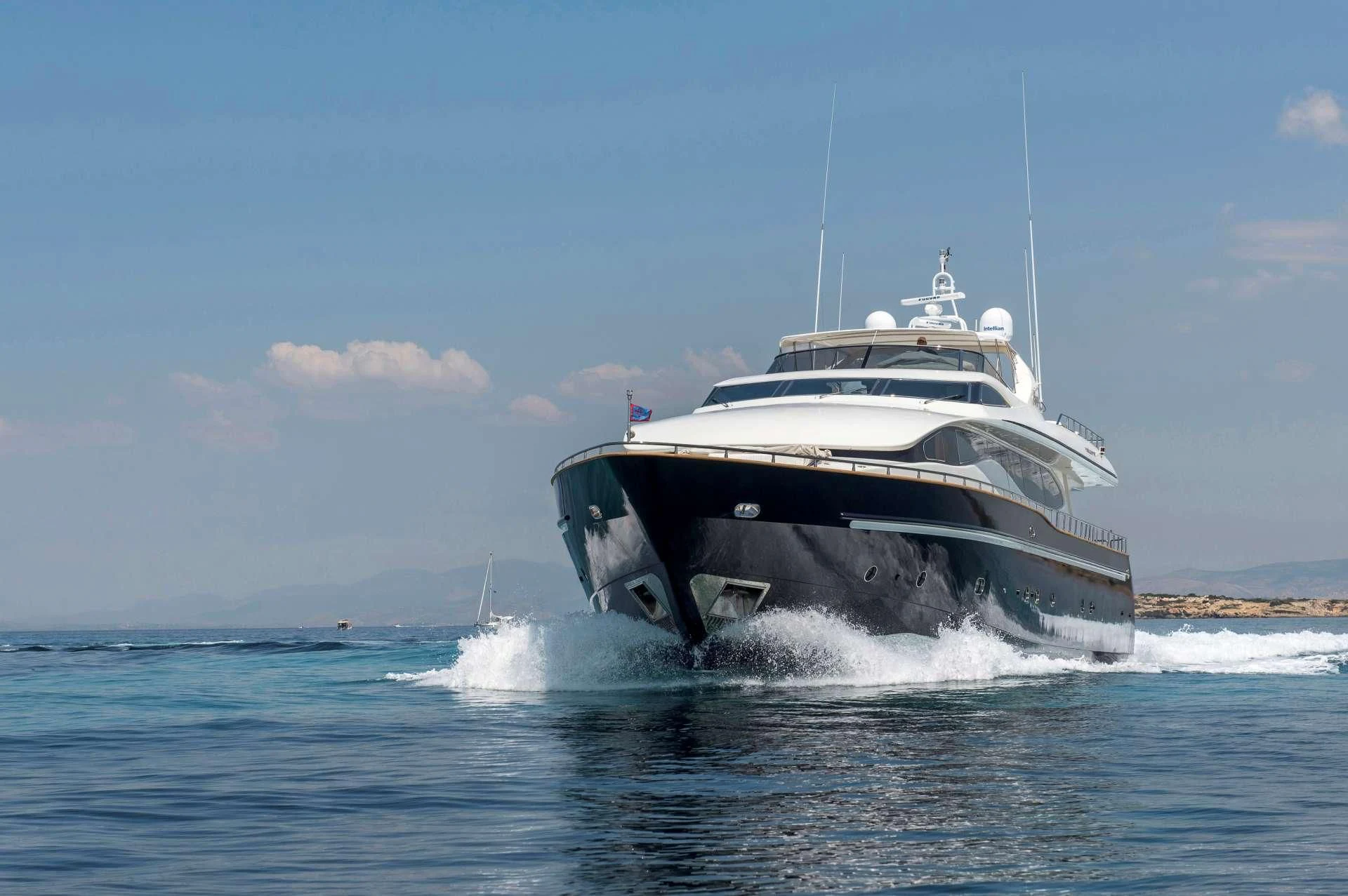 a boat on the water aboard SUGAR Yacht for Sale