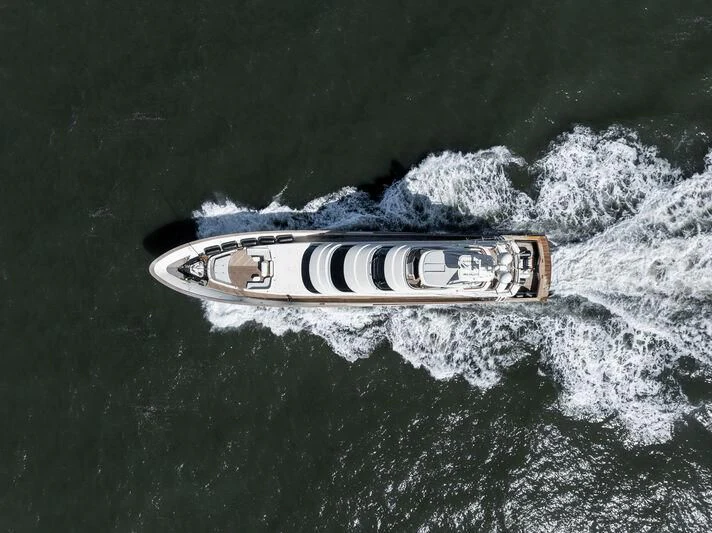 a boat in the water aboard SPECIAL ONE Yacht for Sale