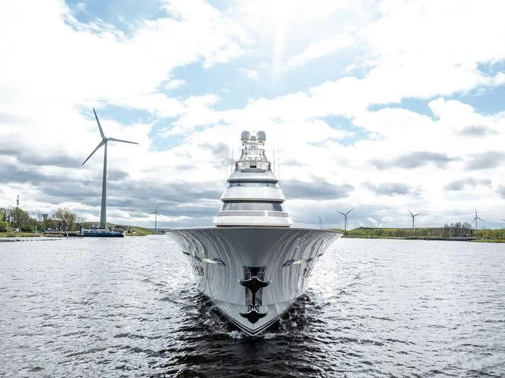 a boat sailing on the water aboard SPECIAL ONE Yacht for Sale