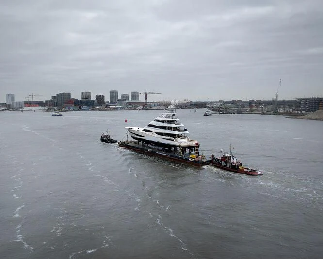 a large ship sailing on the water aboard SPECIAL ONE Yacht for Sale