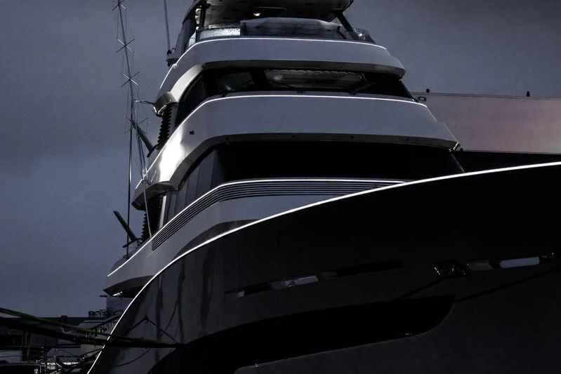 a white boat on a boat aboard SPECIAL ONE Yacht for Sale
