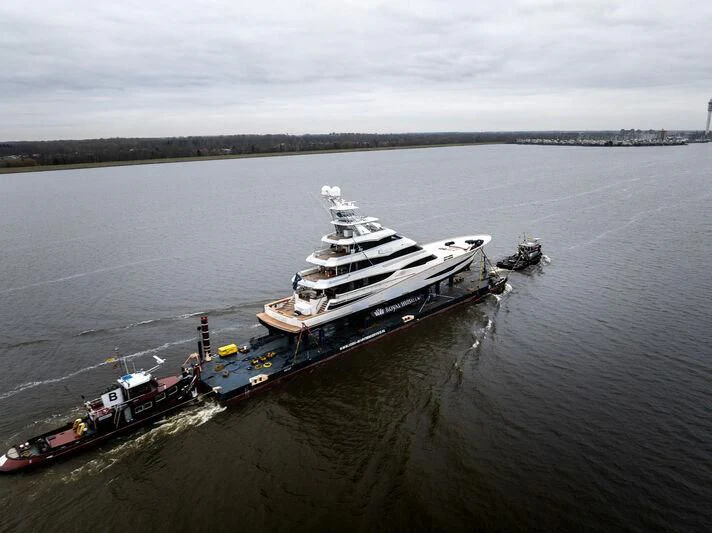 a ship in the water aboard SPECIAL ONE Yacht for Sale