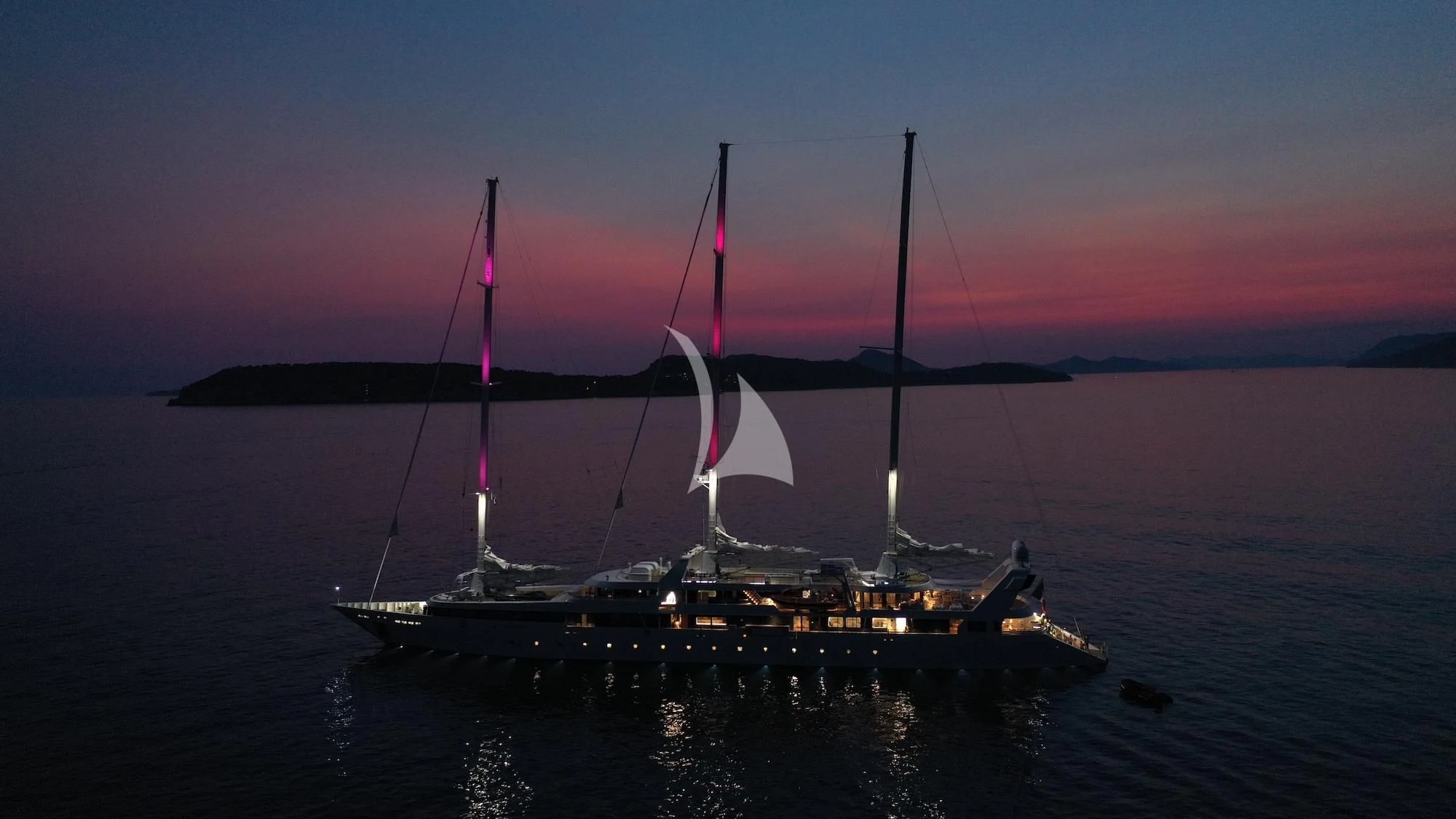 a group of boats on the water aboard LE PONANT Yacht for Charter