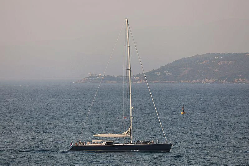 a sailboat on the water aboard VAIMITI Yacht for Sale