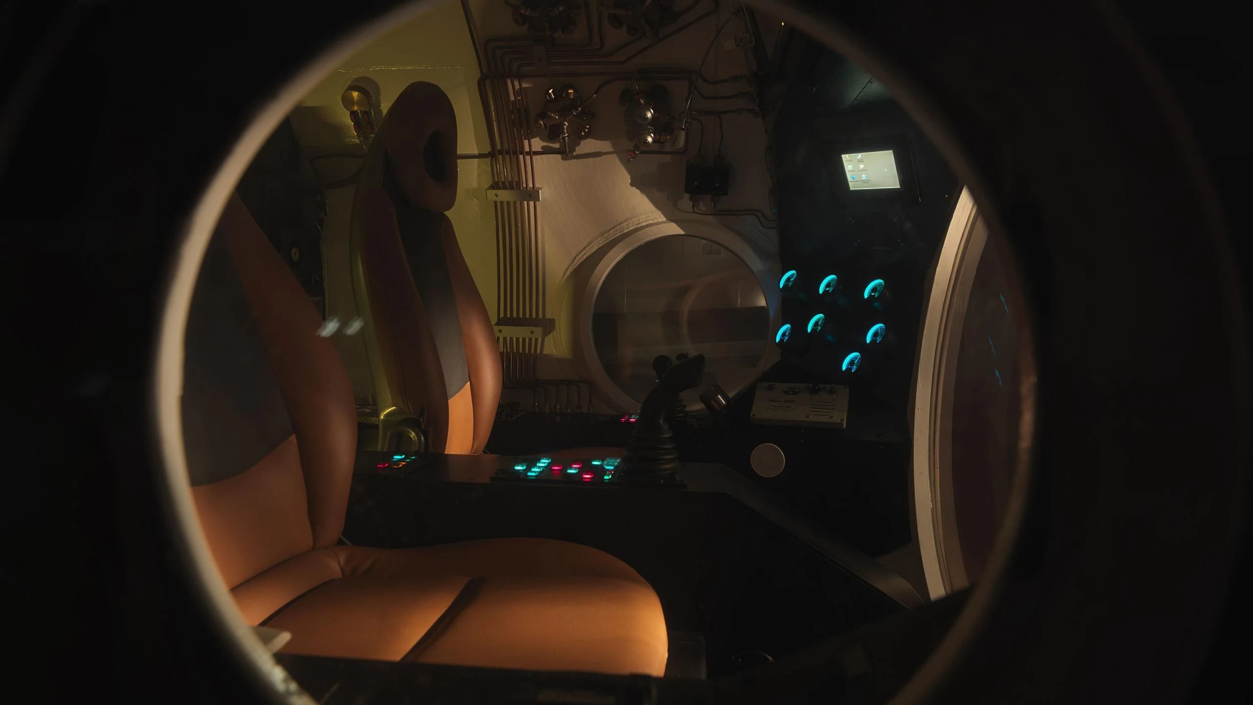 a person driving a car aboard NAIA Yacht for Sale