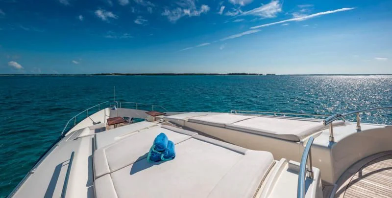 a boat on the water aboard ONE AND ONLY Yacht for Sale