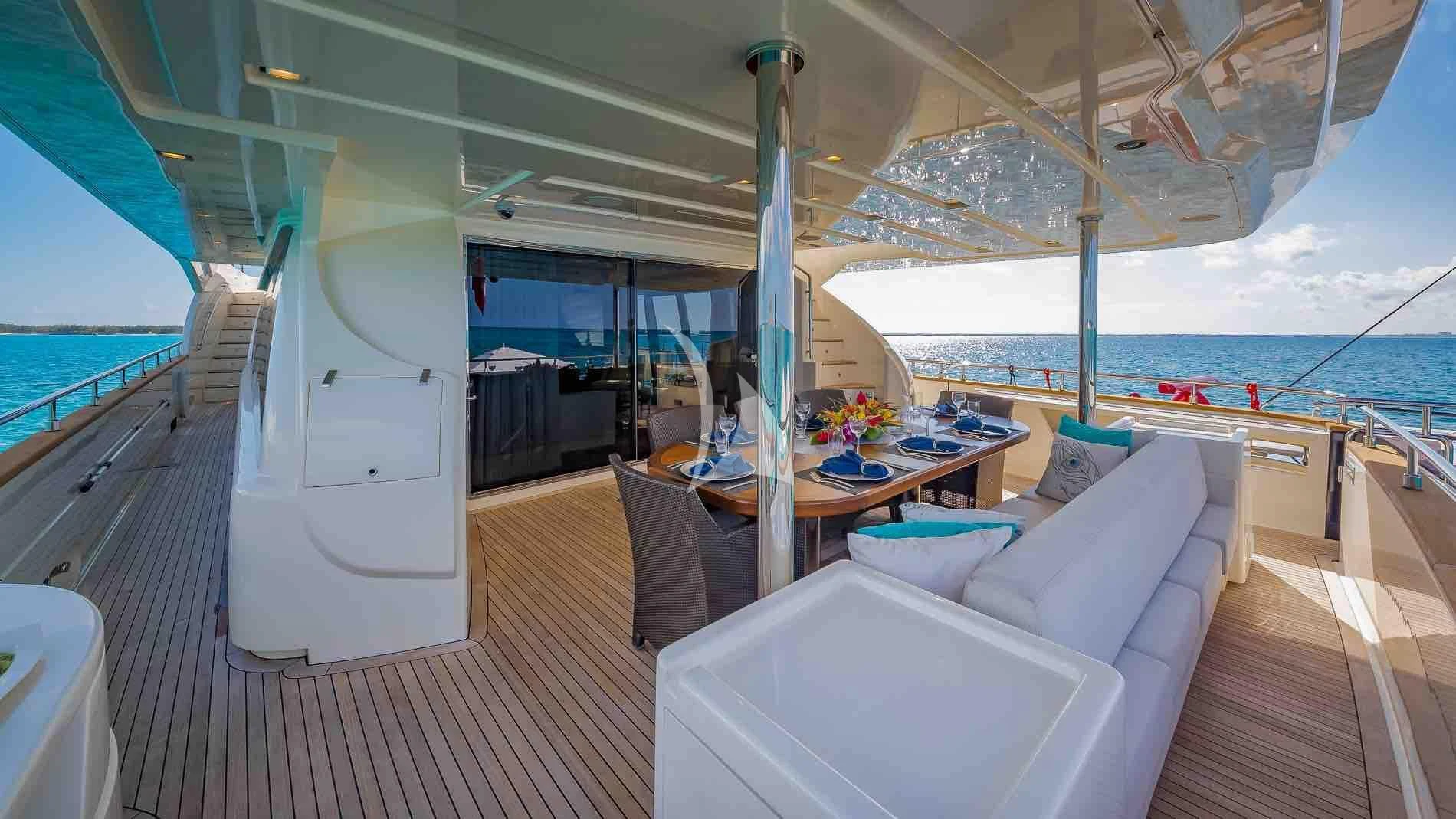 a boat on the water aboard ONE AND ONLY Yacht for Sale