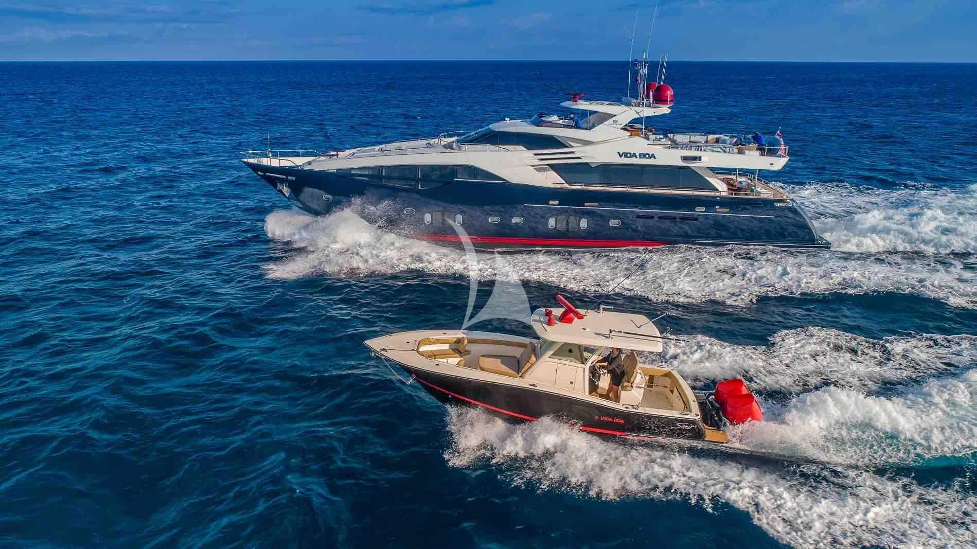 a boat in the water aboard ONE AND ONLY Yacht for Sale