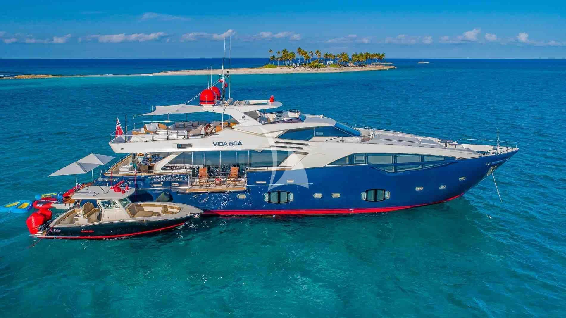 a large ship in the water aboard ONE AND ONLY Yacht for Sale