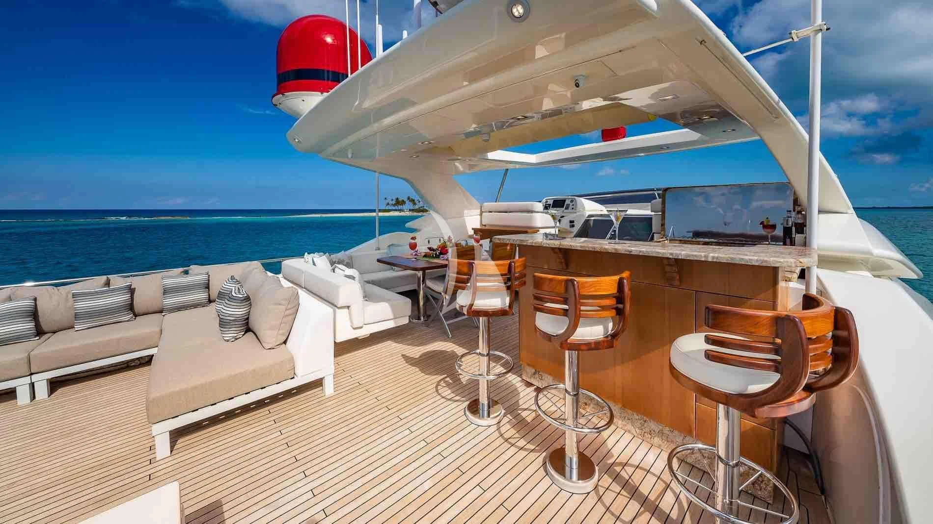 a boat on a boat aboard ONE AND ONLY Yacht for Sale
