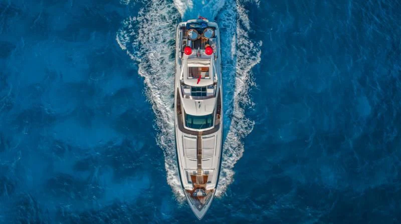 a boat in the water aboard ONE AND ONLY Yacht for Sale