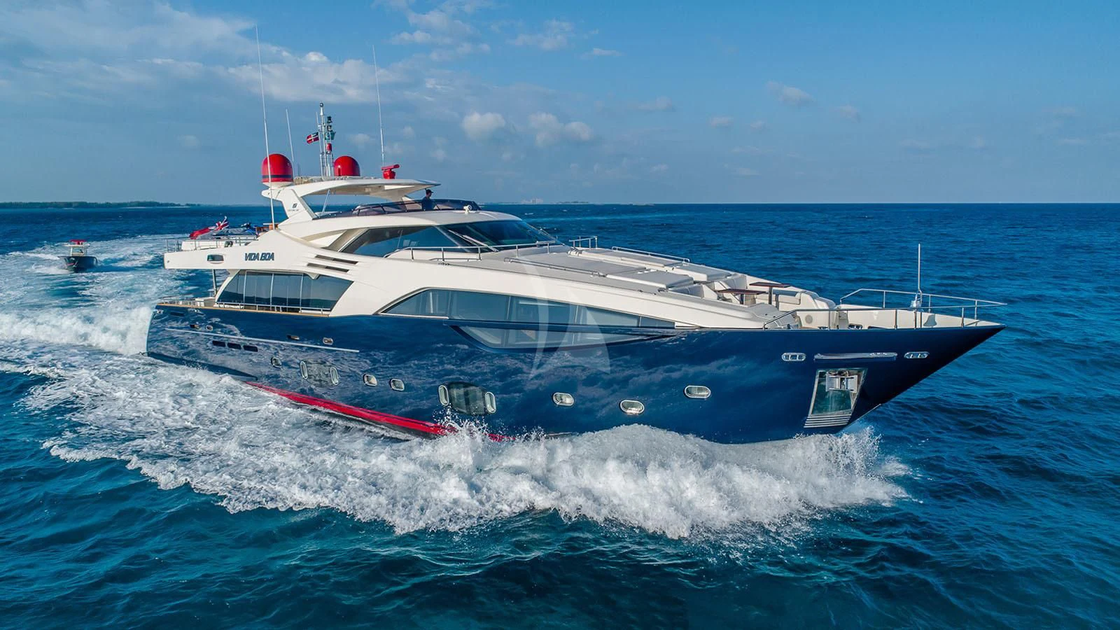 a boat on the water aboard ONE AND ONLY Yacht for Sale