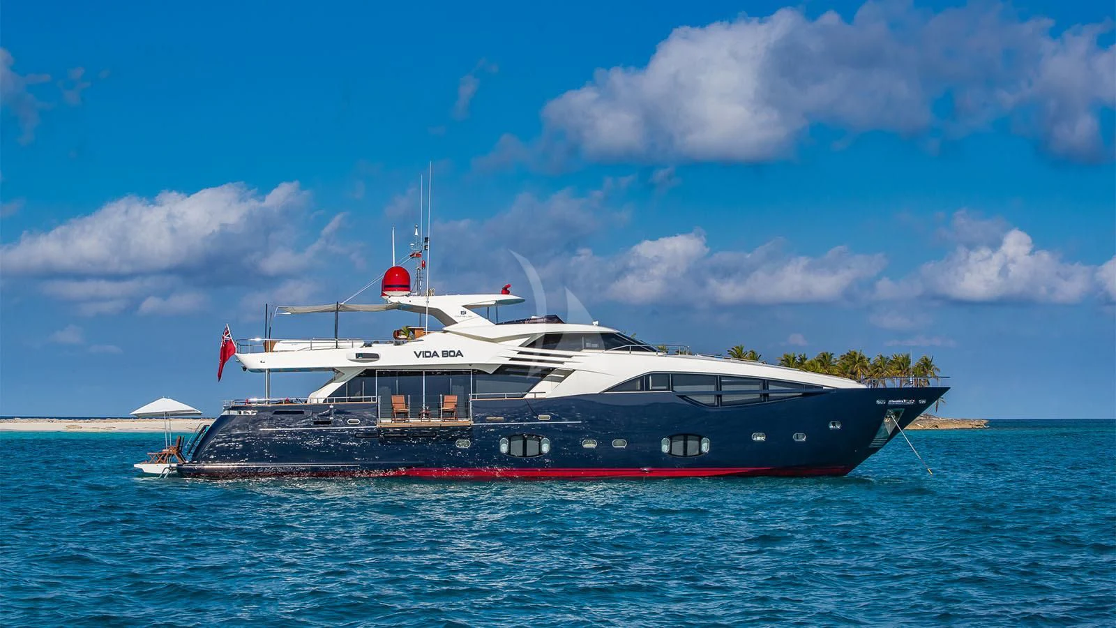 a large boat in the water aboard ONE AND ONLY Yacht for Sale