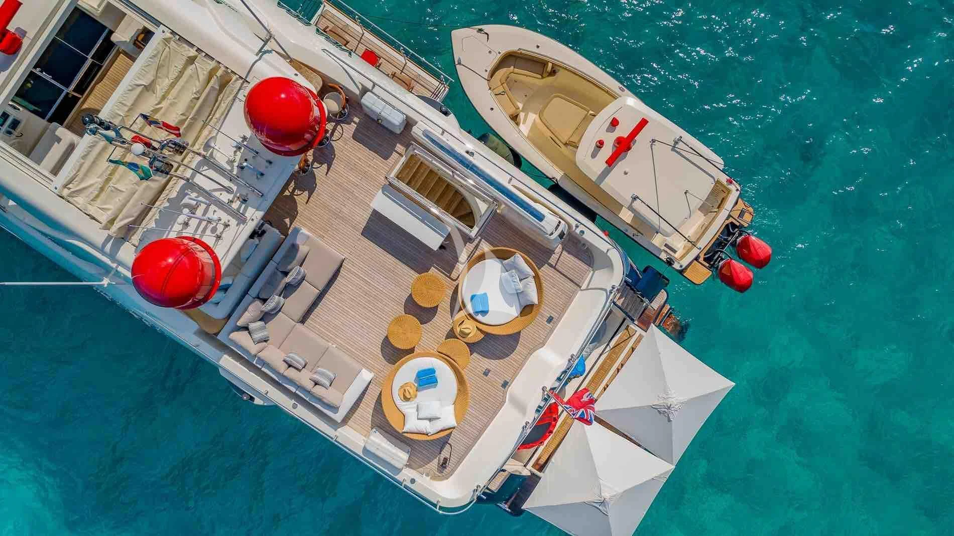 a boat on the water aboard ONE AND ONLY Yacht for Sale