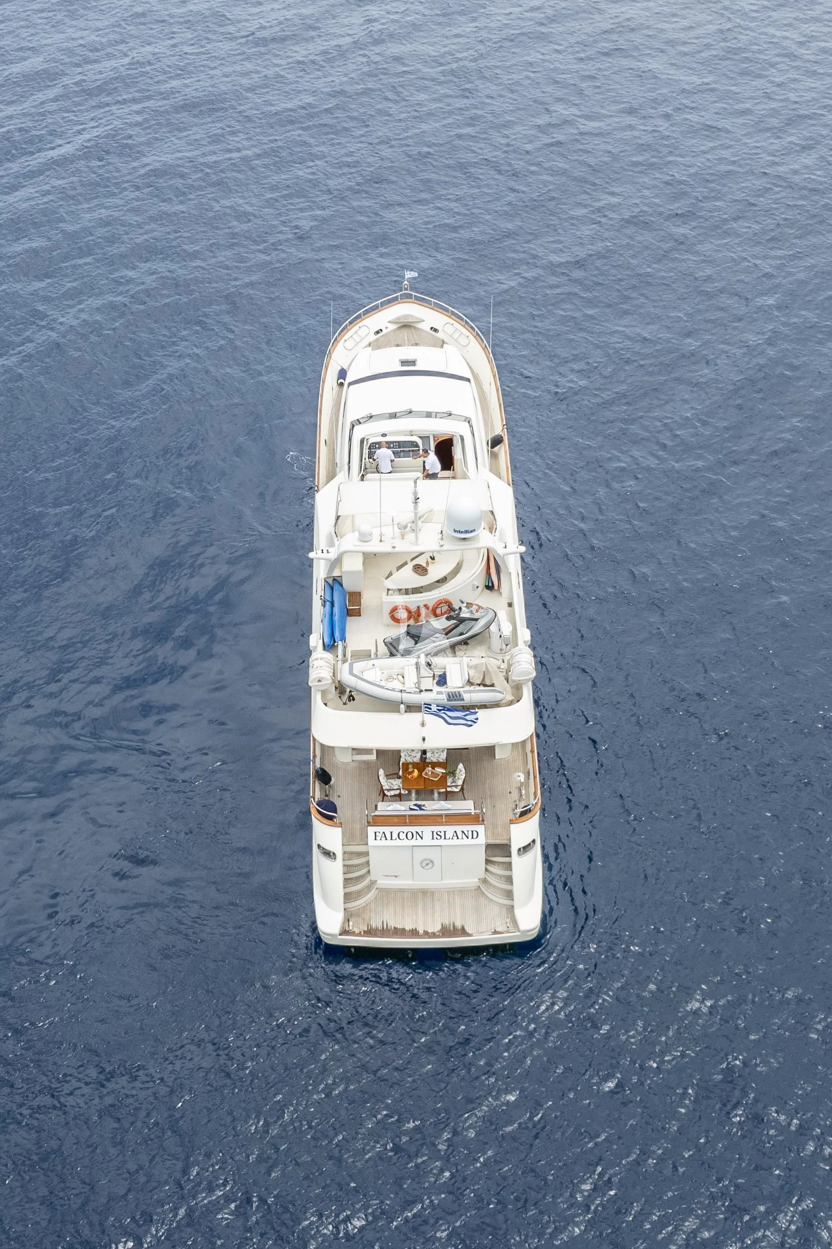 a ship in the water aboard FALCON ISLAND Yacht for Sale