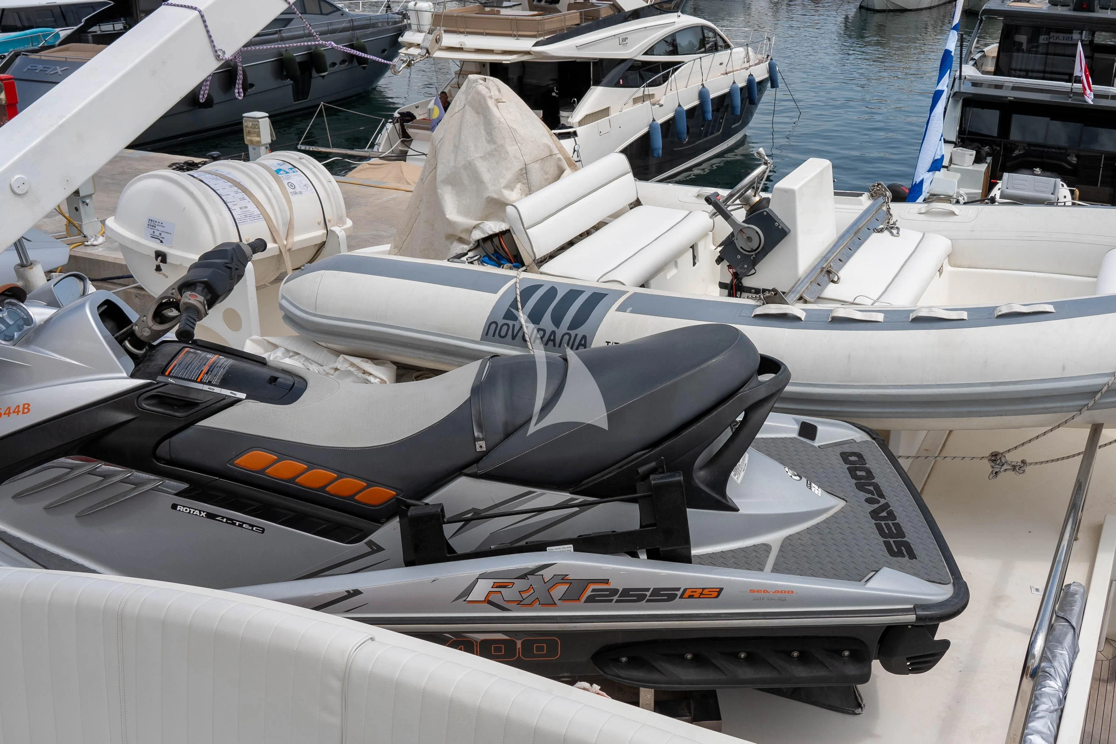 a boat on the water aboard FALCON ISLAND Yacht for Sale