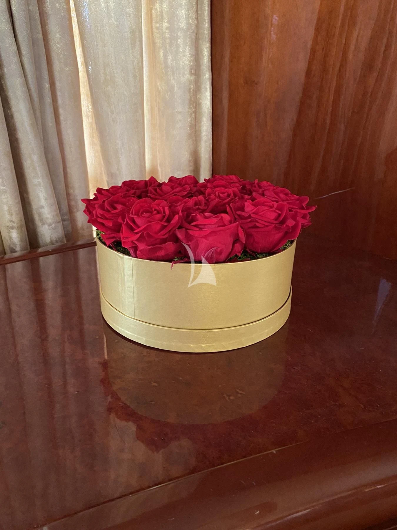 a pot of flowers aboard FALCON ISLAND Yacht for Sale
