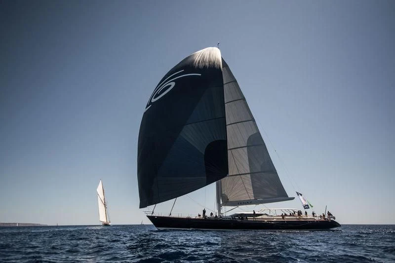 a sailboat on the water aboard TENAZ Yacht for Sale